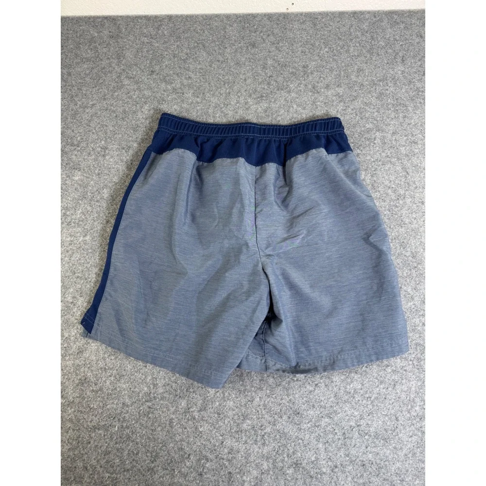 Masters Tech Active Mens Blue Heathered Lined Running Shorts Large RN133979